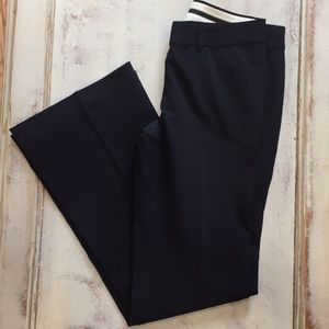 Theory Black Slick Work Pants